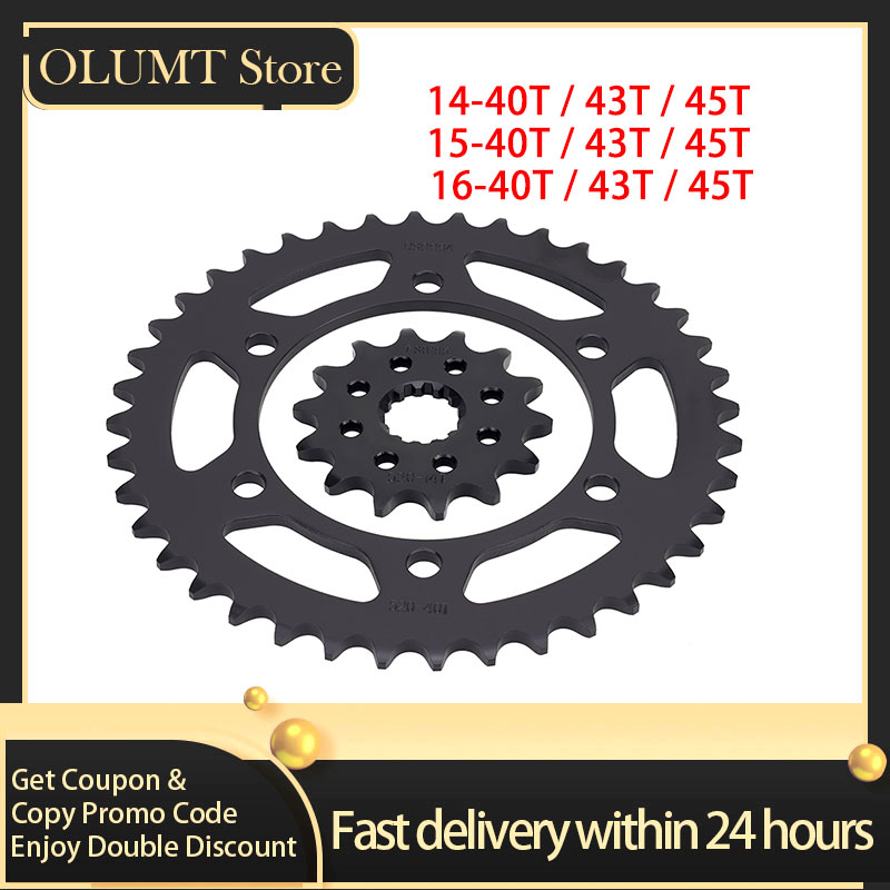 Motorcycle Gear Usa - 520 سلسلة 14T 15T 16T 43T
