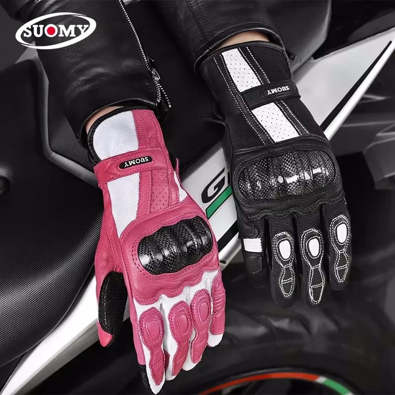 Xs Motorcycle Gear - قفازات دراجات نارية من الجلد من