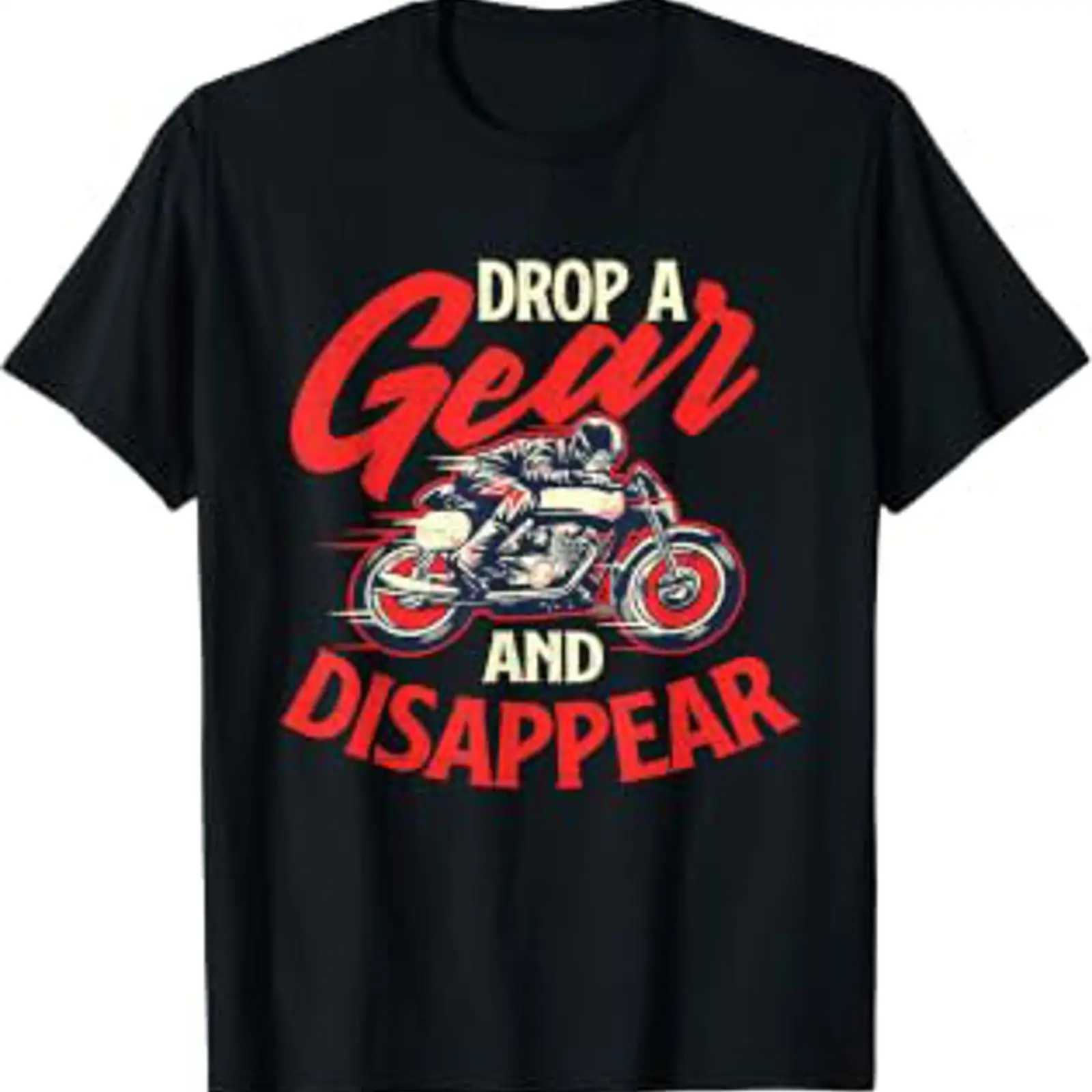 Motorcycle Gear Wash - انزل الترس واختفِ - تي شيرت
