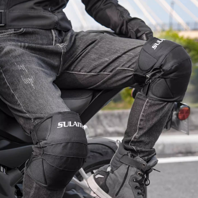Motorcycle Gear Slipping - واقيات الركبة القابلة للتنفس للجنسين للدراجات