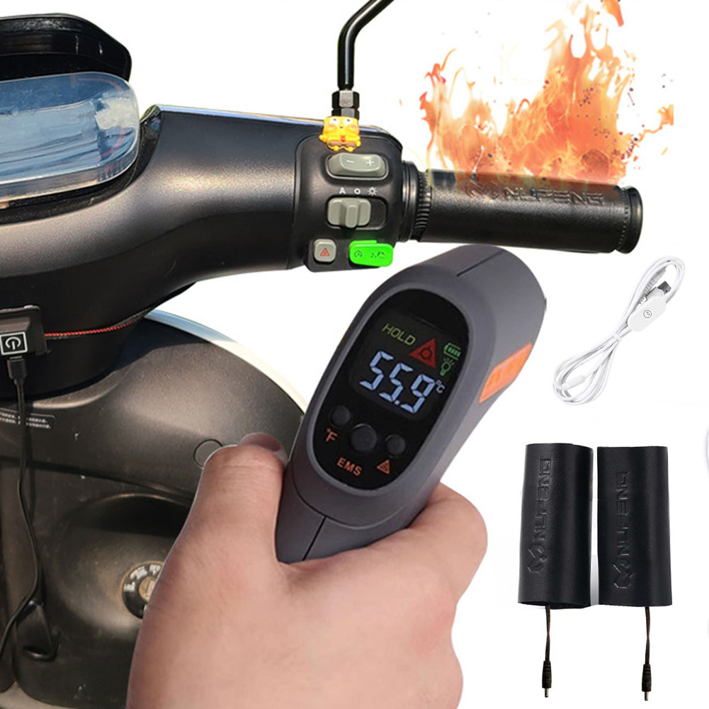 مقابض دراجة نارية مدفأة يدويًا - مراجعة Motorcycle Gear Icon وسعره