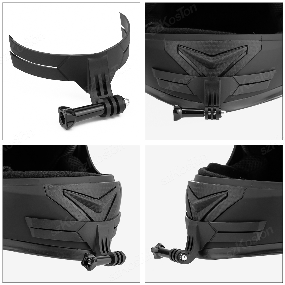 حامل كاميرا للخوذة للدراجات ال - مراجعة Motorcycle Gear Video وسعره