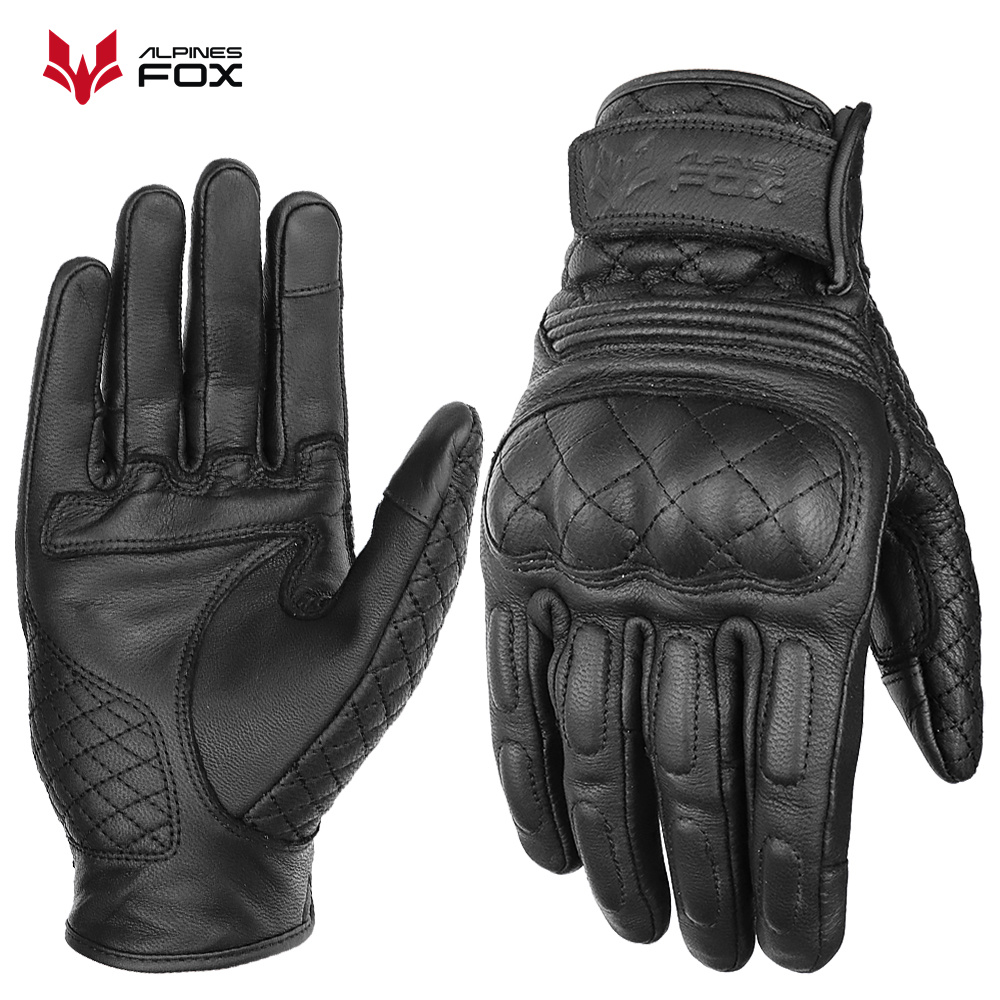 قفازات الدراجات النارية الرجعي - مراجعة Motorcycle Gear Alpine وسعره