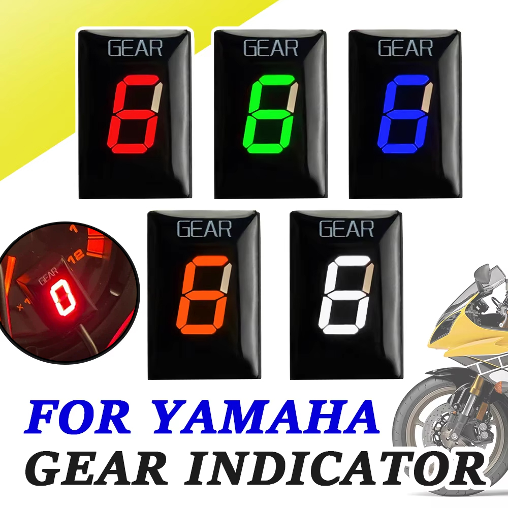لياماها YZF-R1 YZFR1 YZF-R6 YZ - مراجعة Motorcycle Gear Indicator وسعره
